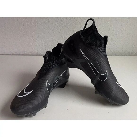 Men's  Sz 11.5 Nike Alpha Menace Elite 3 Black Football Cleats CT6648-010 NEW - Picture 4 of 14